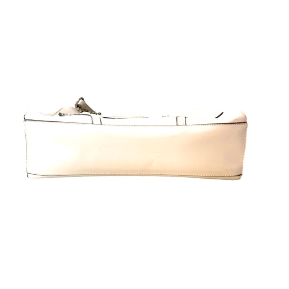 Nicole Miller White Tess Chain Detail Purse - Picture 6 of 12